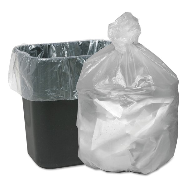 Good N Tuff 16 gal Trash Bags, 24 in x 31 in, Light-Duty, 6 microns, Natural, 1000 PK GNT2433